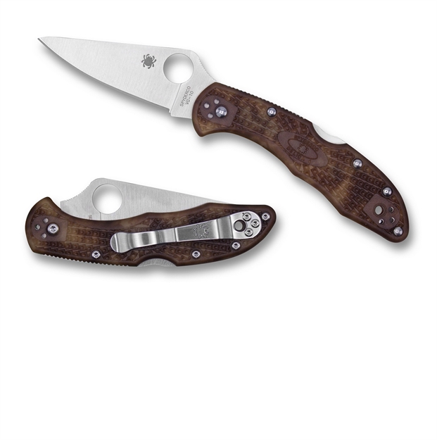 Picture of Spyderco Delica 4 Folder 2.88 IN Plain Desert Camo Zome Frn