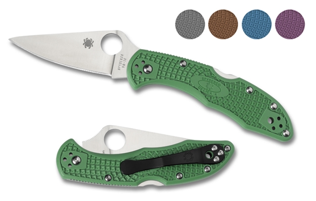 Picture of Spyderco Delica 4 Lightweight Brown