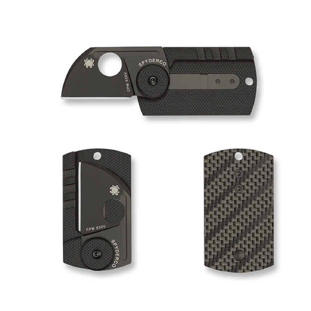 Picture of Spyderco Dog Tag Folder Carbon Fiber