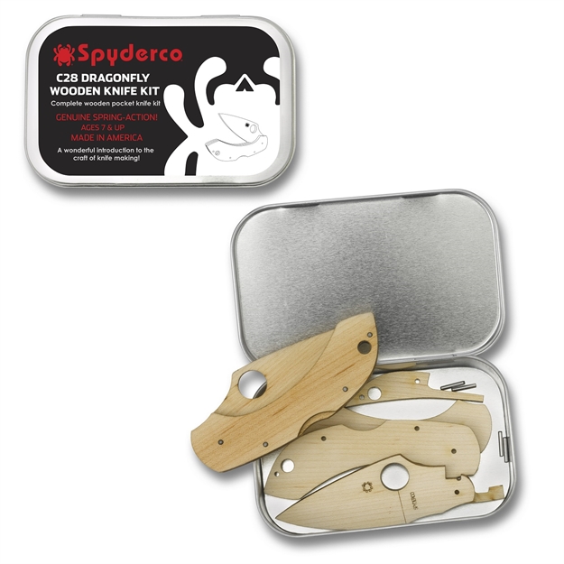Picture of Spyderco Dragonfly Knife Wooden Kit