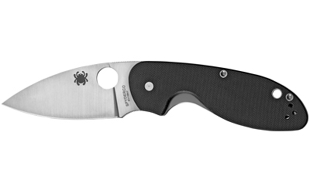 Picture of  Spyderco C216gpbbk Efficient  2.98" Folding Plain Black Dlc 8Cr13mov SS Blade/Black Textured G10 Handle 716104012879