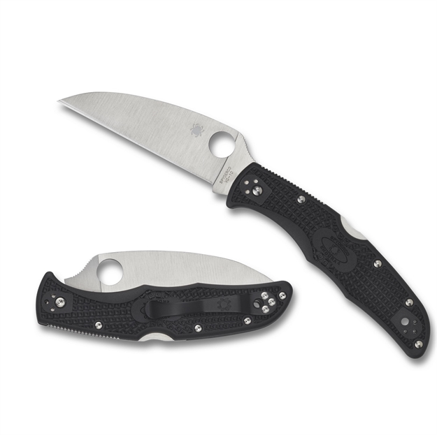 Picture of  Spyderco C10fpwcbk Endura 4 Lightweight 3.78" Folding Wharncliffe Plain Vg-10 SS Blade Black Bi-Directional Texturing Frn Handle Includes Pocket Clip 716104013074