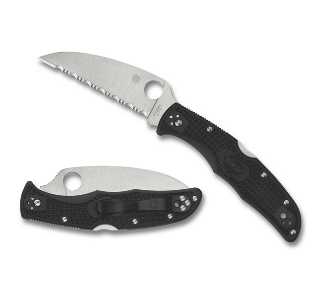 Picture of Spyderco Endura 4 Folder 3.8 IN Wharncliffe Serrated Blk Frn
