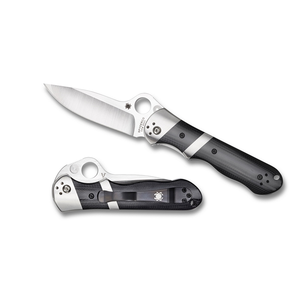 Picture of Spyderco Lil' Sub-Hilt Folder 3.1 IN Plain Black G-10 Handle