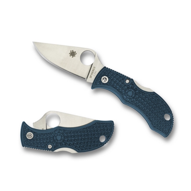 Picture of Spyderco Manbug Plain 1.97 IN Blade Blue Frn