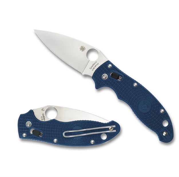 Picture of Spyderco Manix 2  Folder 3.37 IN Blade Blue Frcp Handle