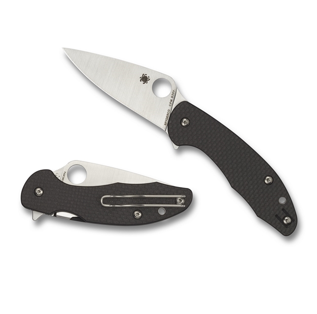 Picture of Spyderco Mantra 3 Folder 3.17 IN Plain Carbon Fiber-G-10