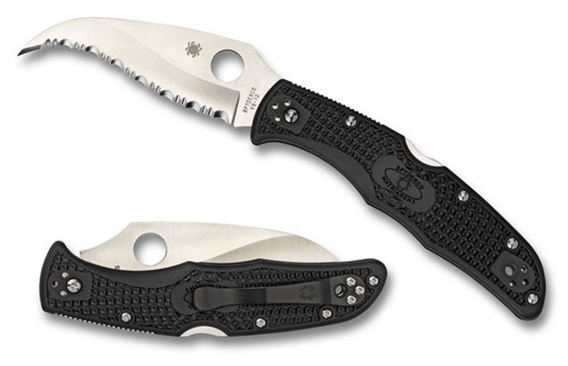 Picture of Spyderco Matriarch 2 Folder 3.57 IN Serrated Black Frn