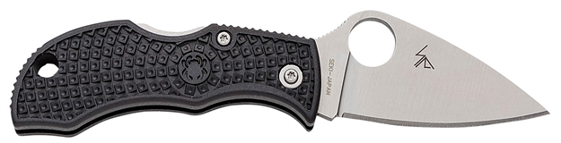 Picture of  Spyderco Mbklfp Manbug  1.90" Stonewashed Vg-10 SS Blade/ Black Textured Frn Handle
