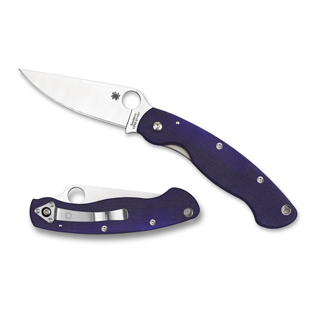 Picture of Spyderco Military Model G-10 Blue C36GPDBL 716104010776