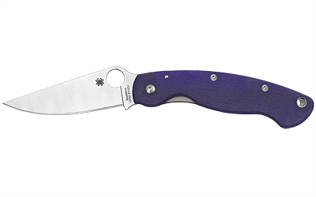 Picture of Spyderco Military Model G-10 Blue C36GPDBL