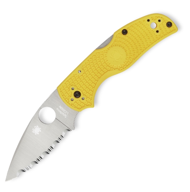 Picture of Spyderco Native 5 Salt Folder 2.95 IN Serrated Yellow Frn