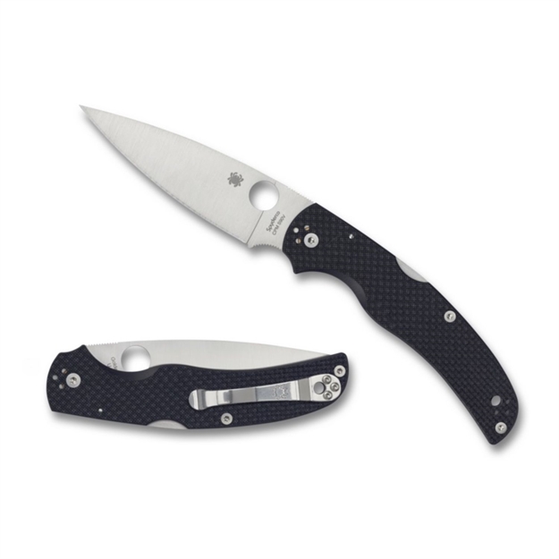 Picture of Spyderco Native Chief Sprint Plain 4.08In Blade Carbon Fiber