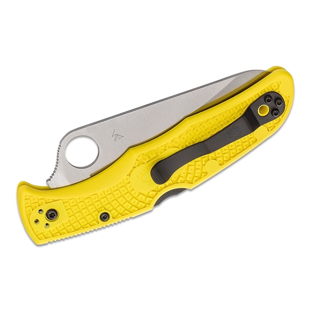 Picture of Spyderco Pacific Salt 2 Plain Edge 3.78 IN Blade Yellow Frn