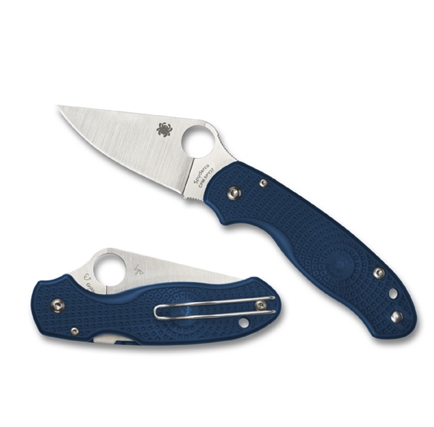 Picture of Spyderco Para 3 Folder 2.92 IN Blade Blue Frn Handle