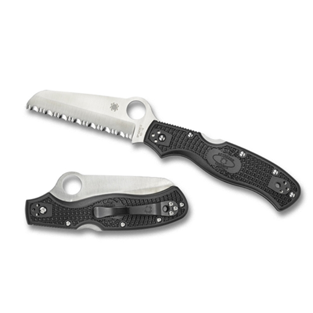 Picture of Spyderco Rescue3 93Mm Black Frn Spyderedge C14sbk3
