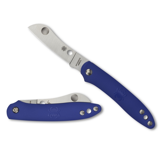 Picture of Spyderco Roadie 2.1 IN Plain Blue Frn Handle