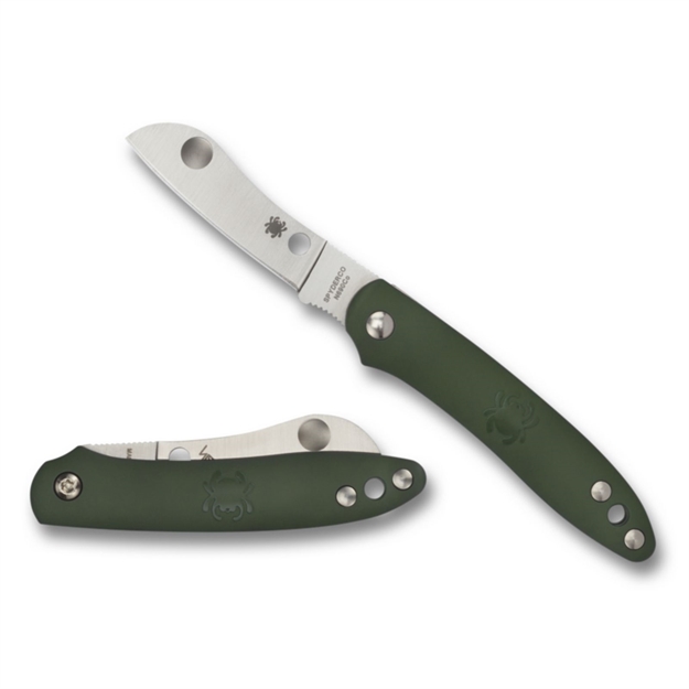 Picture of Spyderco Roadie Lightweight Olive Green Slip Joint