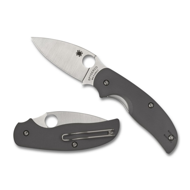 Picture of Spyderco Sage 1 Cool Gray G-10 Maxamet Plainedge