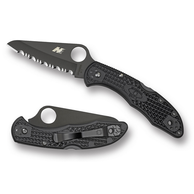 Picture of Spyderco Salt 2 Folder 3.0 IN Black Serr Black Frn Handle