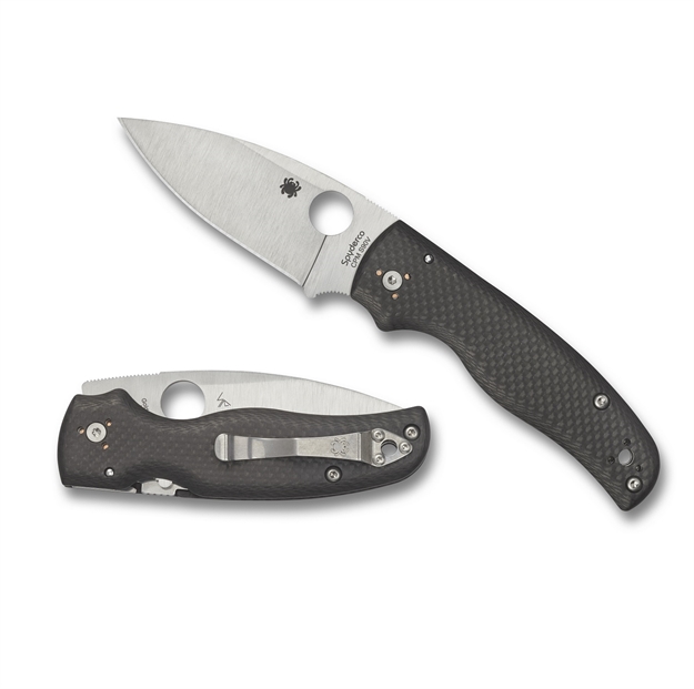 Picture of Spyderco Shaman Folder 3.58 IN Blade Carbon Fiber Handle