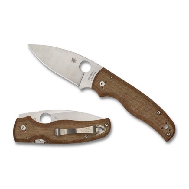 Picture of Spyderco Shaman Sprint Plain Edge 3.62 IN Blade Micarta