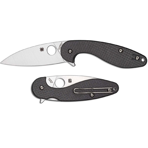 Picture of Spyderco Silverax Folder 3.48 IN Plain Carbon Fiber G10 Hndl