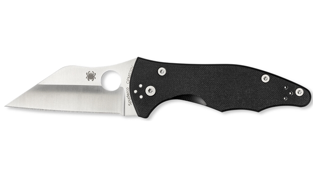 Picture of  Spyderco C85gp2 Yojimbo 2  3.20" Folding Wharncliffe Plain Satin Cpm S30v SS Blade/ Black Textured G10 Handle Includes Pocket Clip 716104007226