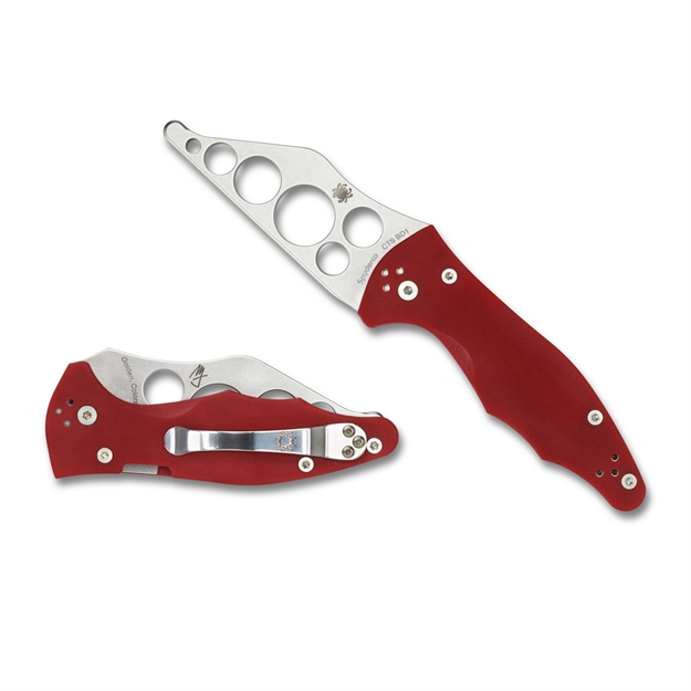 Picture of Spyderco Yojimbo 2 Trainer Folder 3.25 IN Red G-10 Handle