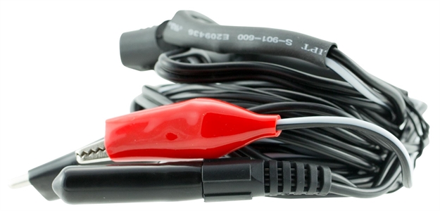 Picture of Spypoint 12V Power Cable. 12 Foot Power Cable With Alligator Clips ON One End TO Connecto TO A 12V Battery CB12FT 887157110048