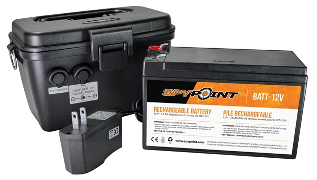 Picture of Spypoint 12 Volt Battery, Charger And Housing Kit, Compatible With All 12V Jack Equipped Spypoint Cameras KIT-12V