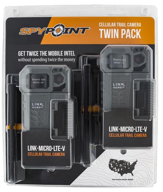 Picture of  Spypoint Linkmicroltevtwin Link-Micro-Lte Verizon Gray None Display 10 MP Resolution Sd/Sdhc Card 32Gb Memory 2 PK