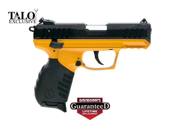 Picture of Talo Sr22p 22Lr Cont Yellow Cerakote Grip Fra