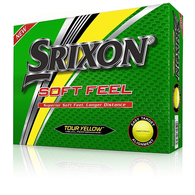 Picture of Srixon 2019 Soft Feel Golf Ball-Yellow-Dozen