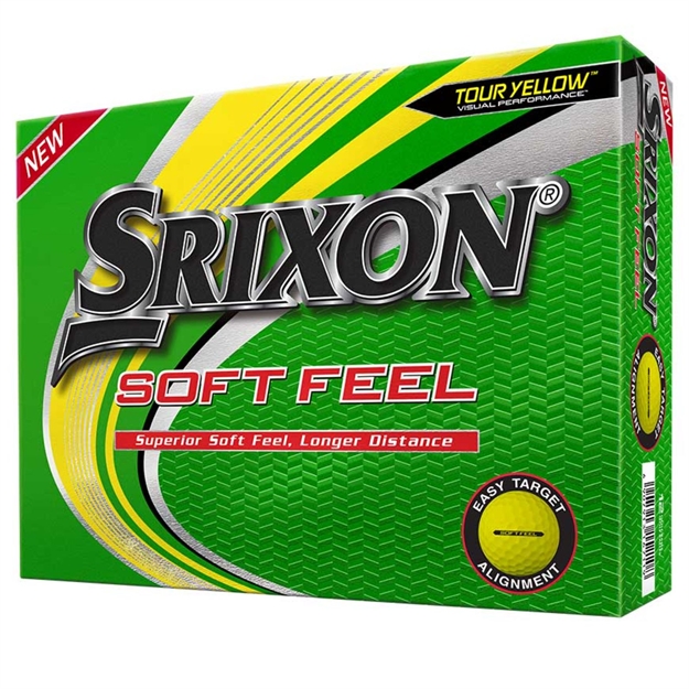 Picture of Srixon 2021 Soft Feel Golf Ball-Yellow-Dozen