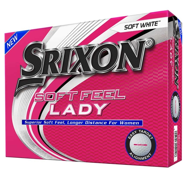 Picture of Srixon 2021 Soft Feel Lady Golf Ball Soft White-Dozen