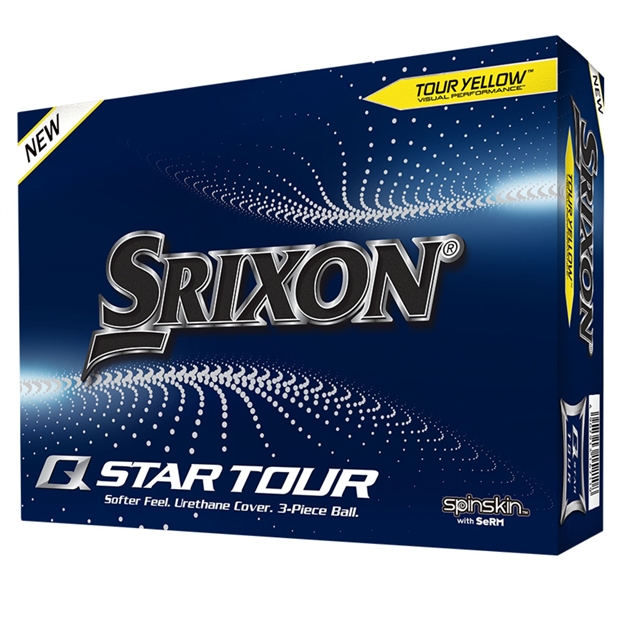 Picture of Srixon Q-Star Tour Golf Ball Yellow Dozen 10322507