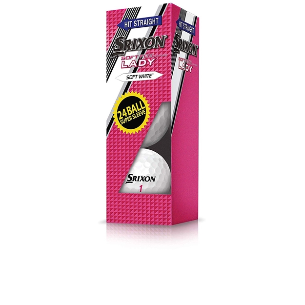 Picture of Srixon Soft Feel Lady Supersleeve Golf Ball-White-24Pk