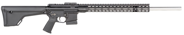 Picture of Stag Arms 15010711 Stag 15 Varminter 5.56X45mm Nato 24" 10+1 Black Hard Coat Anodized Fixed Magpul Stock LH