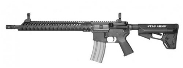 Picture of Stag Arms Model 3Tl Stag 15 Auto Rifle 5.56 Nato 16" Bbl LH Flip Sights Diamond Head Free Float