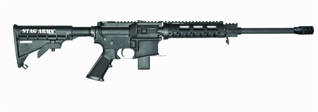 Picture of Stag Arms Model 9 Stag 9 Auto Carbine 16" Bbl 9Mm NO Sights Drop IN Rail Post-Ban Config