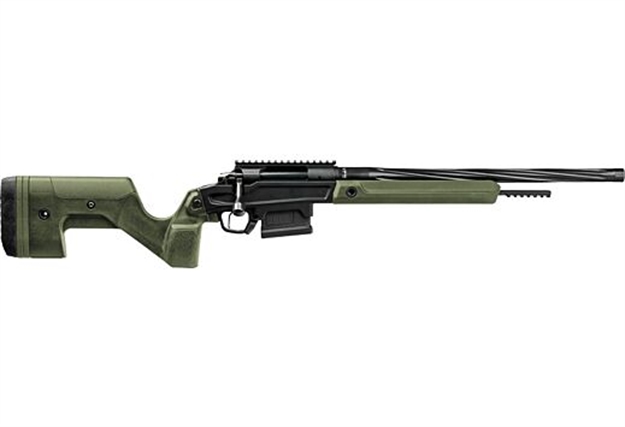 Picture of  Stag Arms Sabr01030001 Pursuit  308 Win 5+1 18" Threaded/Fluted Sporter, Black Cerakote Barrel/Rec, OD Green Oem Hybrid Hunter Stock, Triggertech Trigger, 20 Moa Scope Mount 840213905156