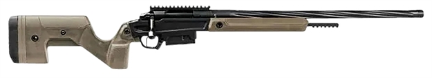Picture of  Stag Arms Sabr02040001 Pursuit  6.5 Prc 3+1 22" Threaded/Fluted Sporter, Black Barrel/Rec, Tan Oem Hybrid Hunter Stock, Triggertech Trigger, 20 Moa Scope Mount