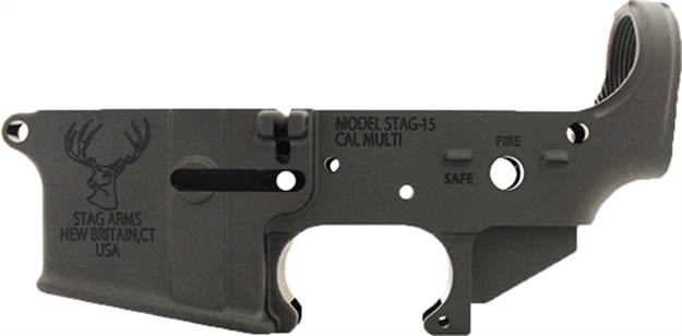 Picture of Stag Arms Stripped Lower Receiver Mil-Spec Black Anodize 5.56