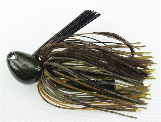 Picture of Stanley 1  Oz. Big Nasty Jig, Green Pumpkin Passion, Hand Tied