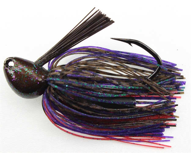 Picture of Stanley 1  Oz. Big Nasty Jig, Plum Tasty, Hand Tied