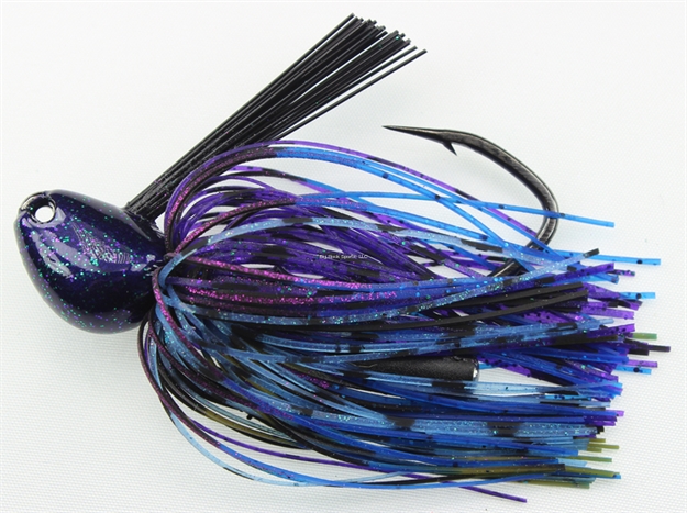 Picture of Stanley 1  Oz. Big Nasty Jig, Purple Neonz, Hand Tied