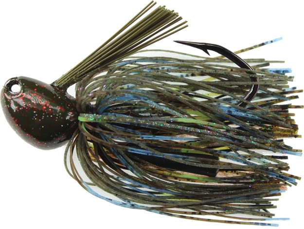 Picture of Stanley 1 1/4 Oz. Big Nasty Jig, Perfect Blue Gill, Hand Tied