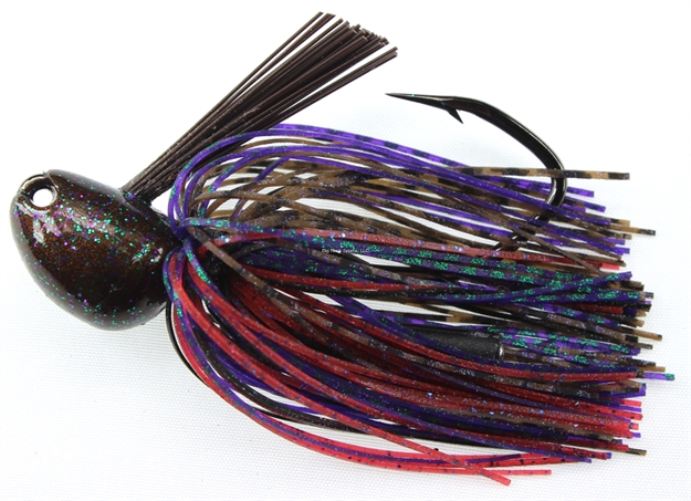 Picture of Stanley 1 1/4 Oz. Big Nasty Jig, Plum Tasty, Hand Tied