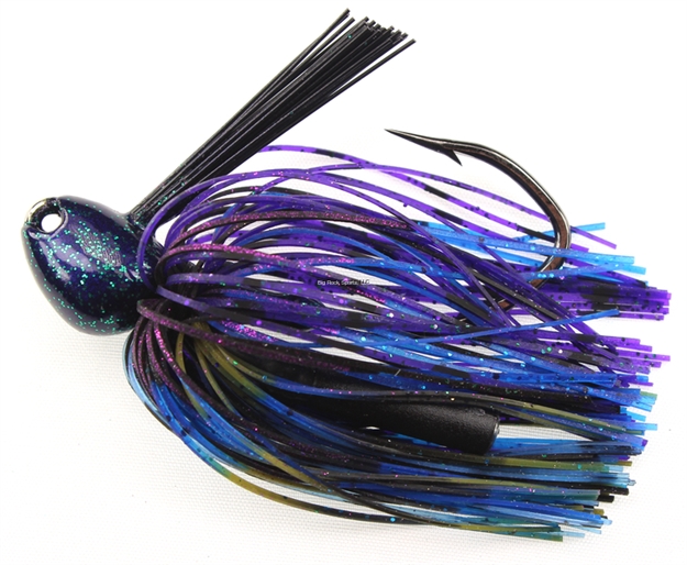 Picture of Stanley 1/2 Oz. Big Nasty Jig, Purple Neonz, Hand Tied